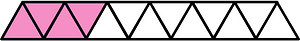 Purple Triangles Fraction 4:13