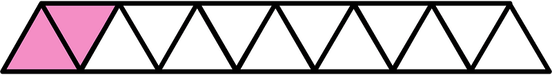 Purple Triangles Fraction 2:13