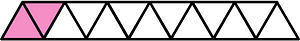 Purple Triangles Fraction 2:13