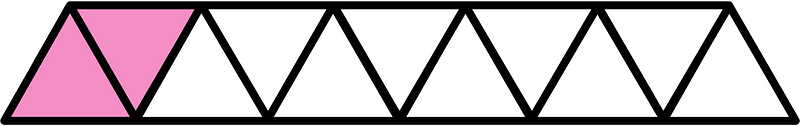 Purple Triangles Fraction 2:11