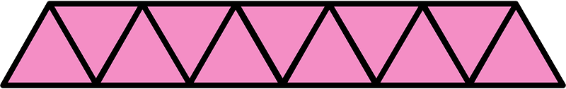 Purple Triangles Fraction 11:11