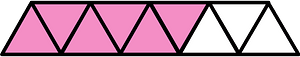 Purple Triangles Fraction 6:9