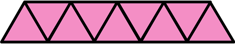 Purple Triangles Fraction 9:9