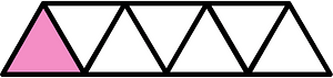 Purple Triangles Fraction 1:7