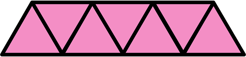 Purple Triangles Fraction 7:7