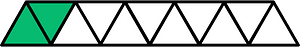 Green Triangles Fraction 2:11