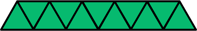 Green Triangles Fraction 11:11