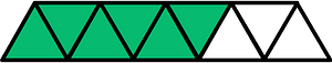 Green Triangles Fraction 6:9