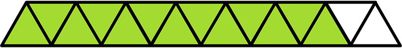 Lime Triangles Fraction 13:15