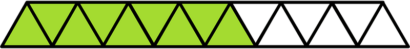 Lime Triangles Fraction 9:15