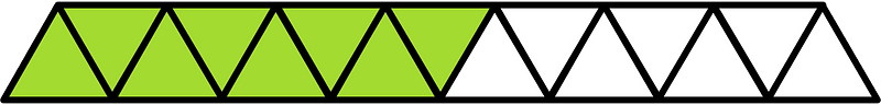 Lime Triangles Fraction 8:15
