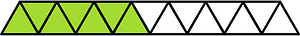 Lime Triangles Fraction 7:15
