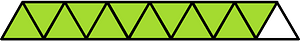 Lime Triangles Fraction 12:13