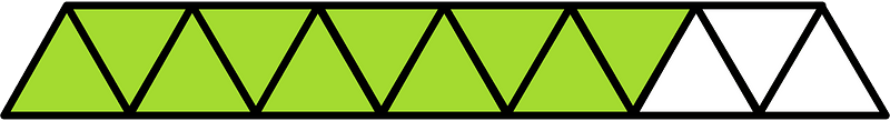 Lime Triangles Fraction 10:13