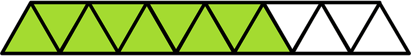 Lime Triangles Fraction 9:13