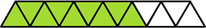 Lime Triangles Fraction 9:13