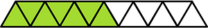 Lime Triangles Fraction 7:13