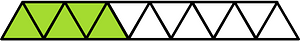 Lime Triangles Fraction 5:13