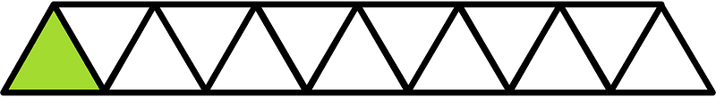 Lime Triangles Fraction 1:13