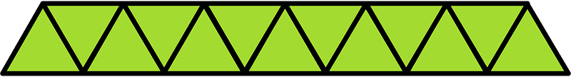 Lime Triangles Fraction 13:13