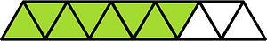 Lime Triangles Fraction 8:11