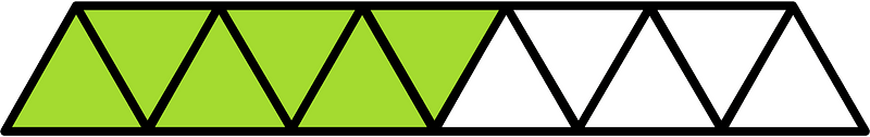 Lime Triangles Fraction 6:11