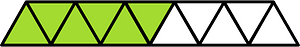 Lime Triangles Fraction 6:11