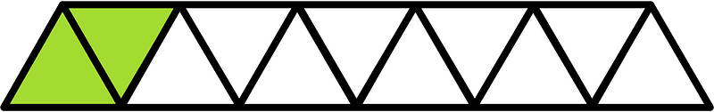 Lime Triangles Fraction 2:11