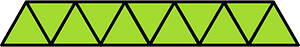Lime Triangles Fraction 11:11