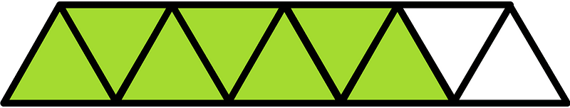 Lime Triangles Fraction 7:9