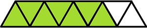 Lime Triangles Fraction 7:9