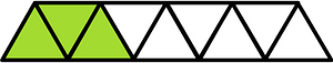 Lime Triangles Fraction 3:9