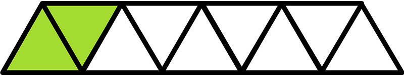 Lime Triangles Fraction 2:9