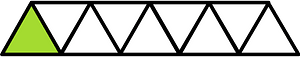 Lime Triangles Fraction 1:9