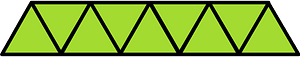 Lime Triangles Fraction 9:9