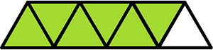 Lime Triangles Fraction 6:7