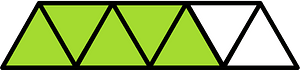 Lime Triangles Fraction 5:7