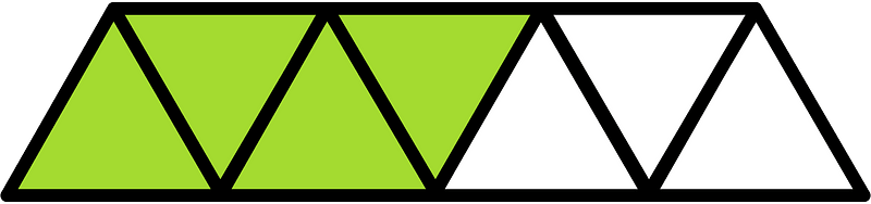 Lime Triangles Fraction 4:7