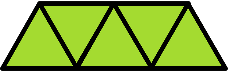 Lime Triangles Fraction 5:5