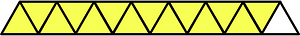 Yellow Triangles Fraction 14:15