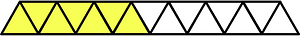 Yellow Triangles Fraction 7:15