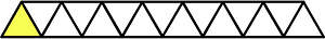 Yellow Triangles Fraction 1:15