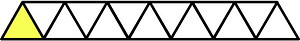 Yellow Triangles Fraction 1:13
