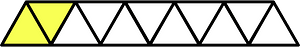 Yellow Triangles Fraction 2:11