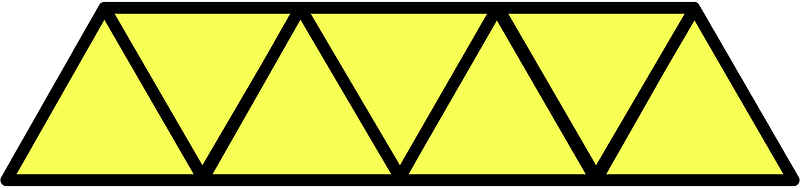 Yellow Triangles Fraction 7:7