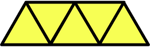 Yellow Triangles Fraction 5:5