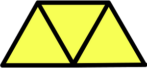 Yellow Triangles Fraction 3:3