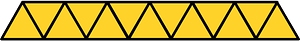 Yellow-Amber Triangles Fraction 13:13