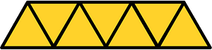 Yellow-Amber Triangles Fraction 7:7