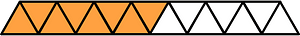 Orange Triangles Fraction 8:15